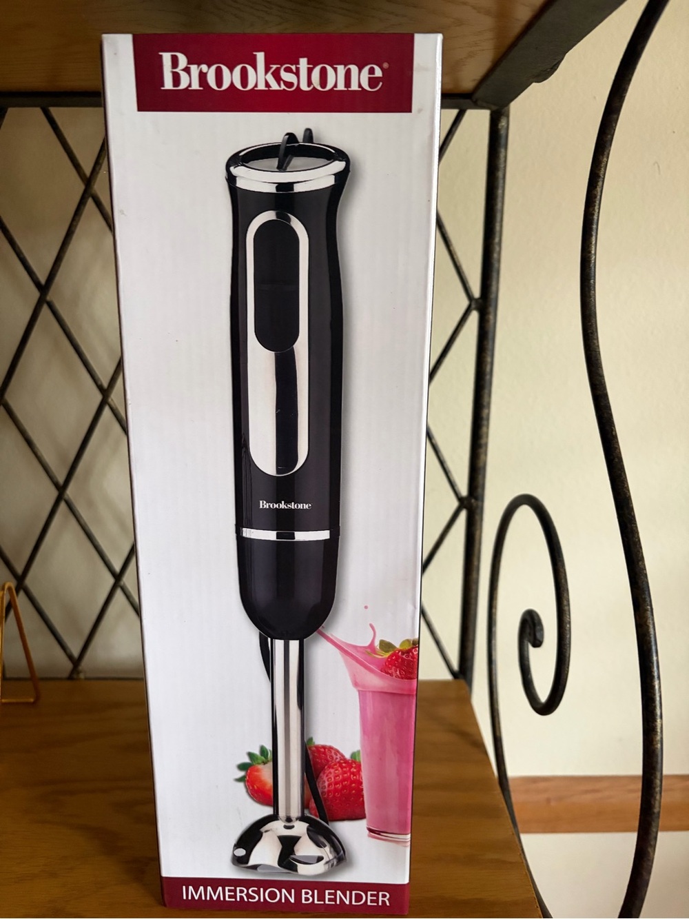 Brookstone 500W Immersion Blender Nwt